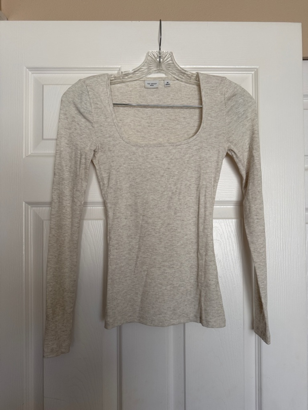 Aritzia The Group Heather Light Birch Lounge Top XS